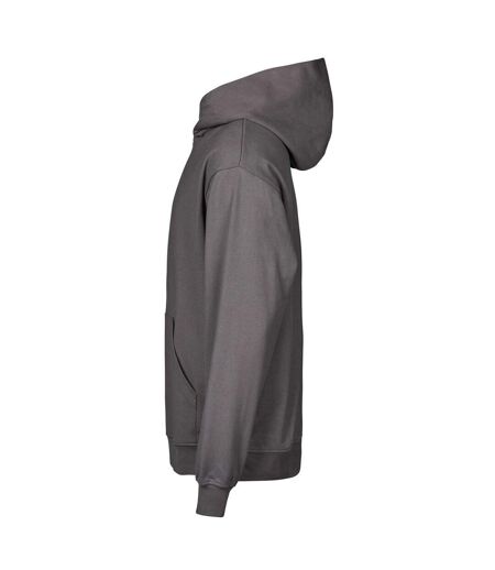 Mens Urban Heavy Loose Fit Hoodie Powder Grey Tee Jays