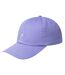 Leather Backstrap Baseball Cap Washed Lilac Kangol-1