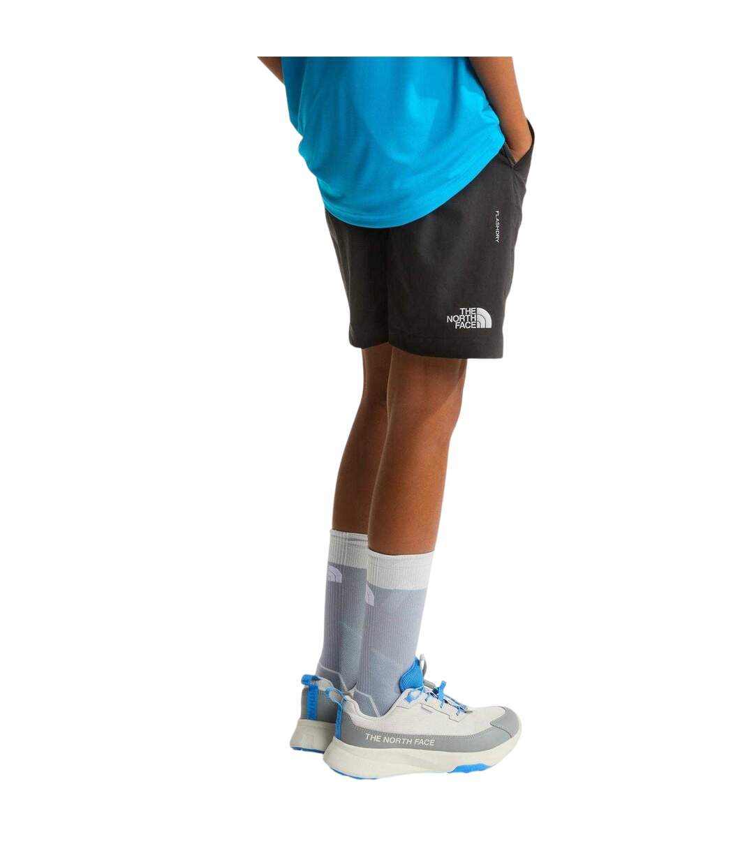 Childrens/kids 24/7 Lifestyle Regular Shorts Black Grey The North Face-4