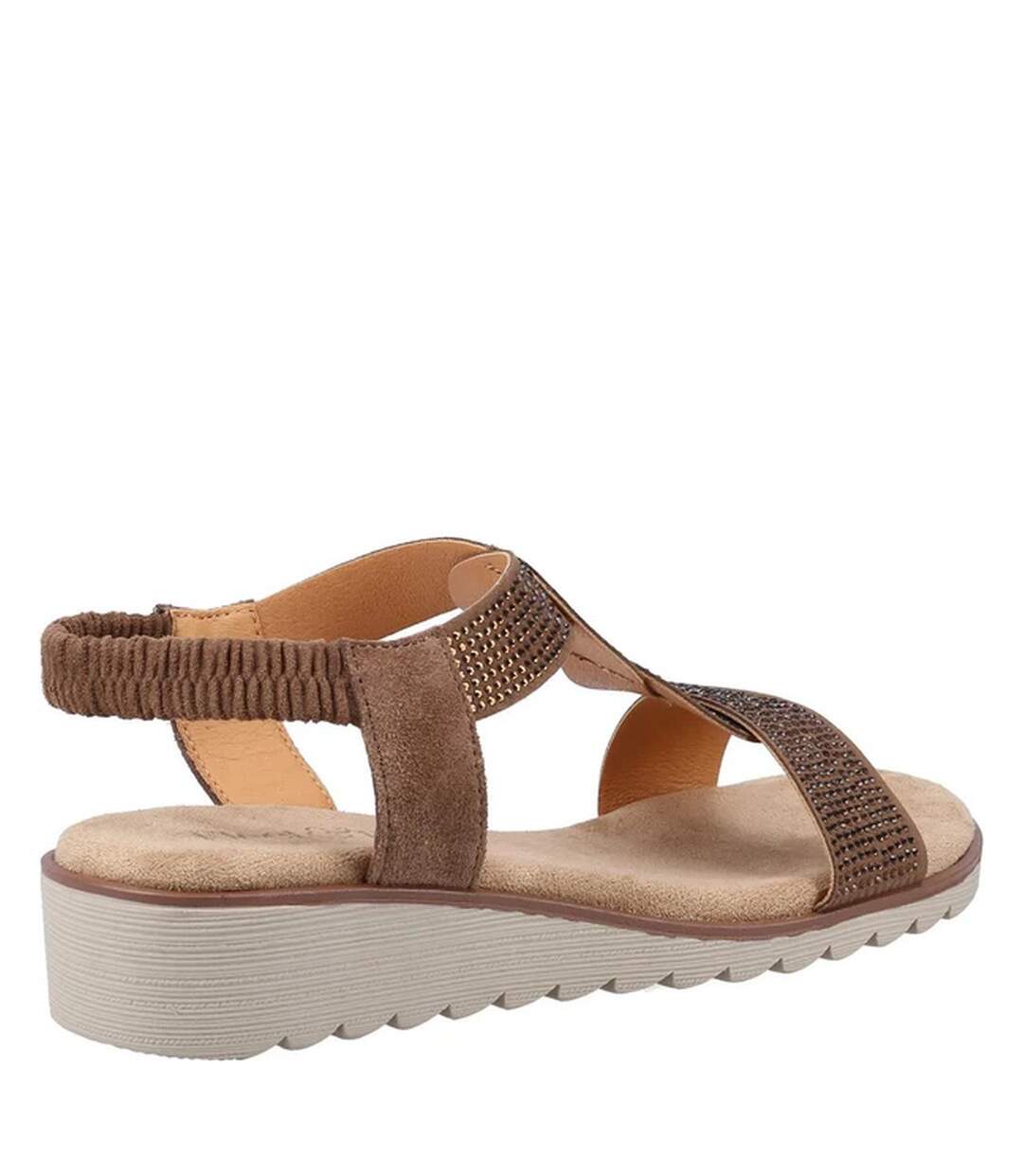 Sandales hyacinth femme marron Fleet & Foster