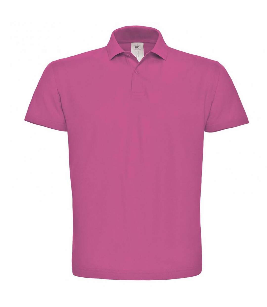 B&c Id.001 Polo À Manches Courtes Pour Hommes Fuchsia B And C-2