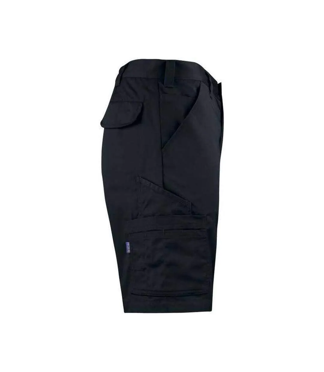 Mens Plain Work Shorts Black Projob-4