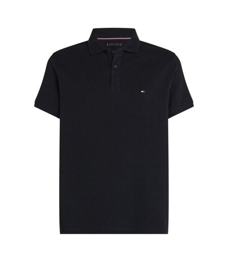 Mens Waffle Regular Polo Shirt Blue Tommy Hilfiger