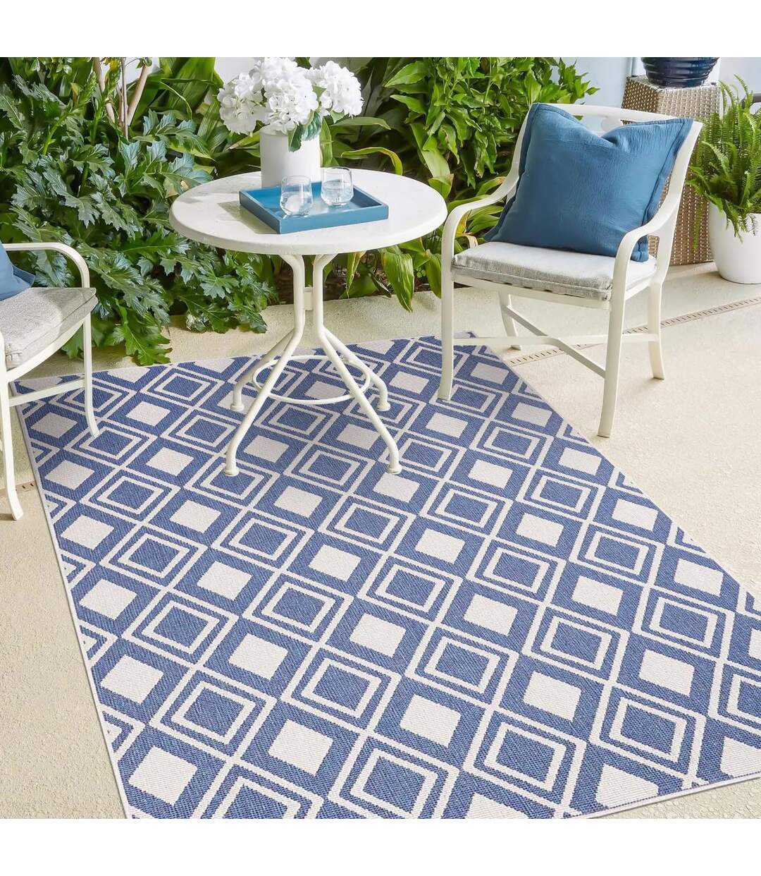 Tapis extérieur, kilim reversible EX1 DAM