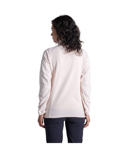Womens/ladies Miska Vi Half Zip Fleece Sugared Almond Craghoppers