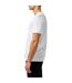Mens Mixmatch Crew Neck Short-sleeved T-shirt White Boss-4