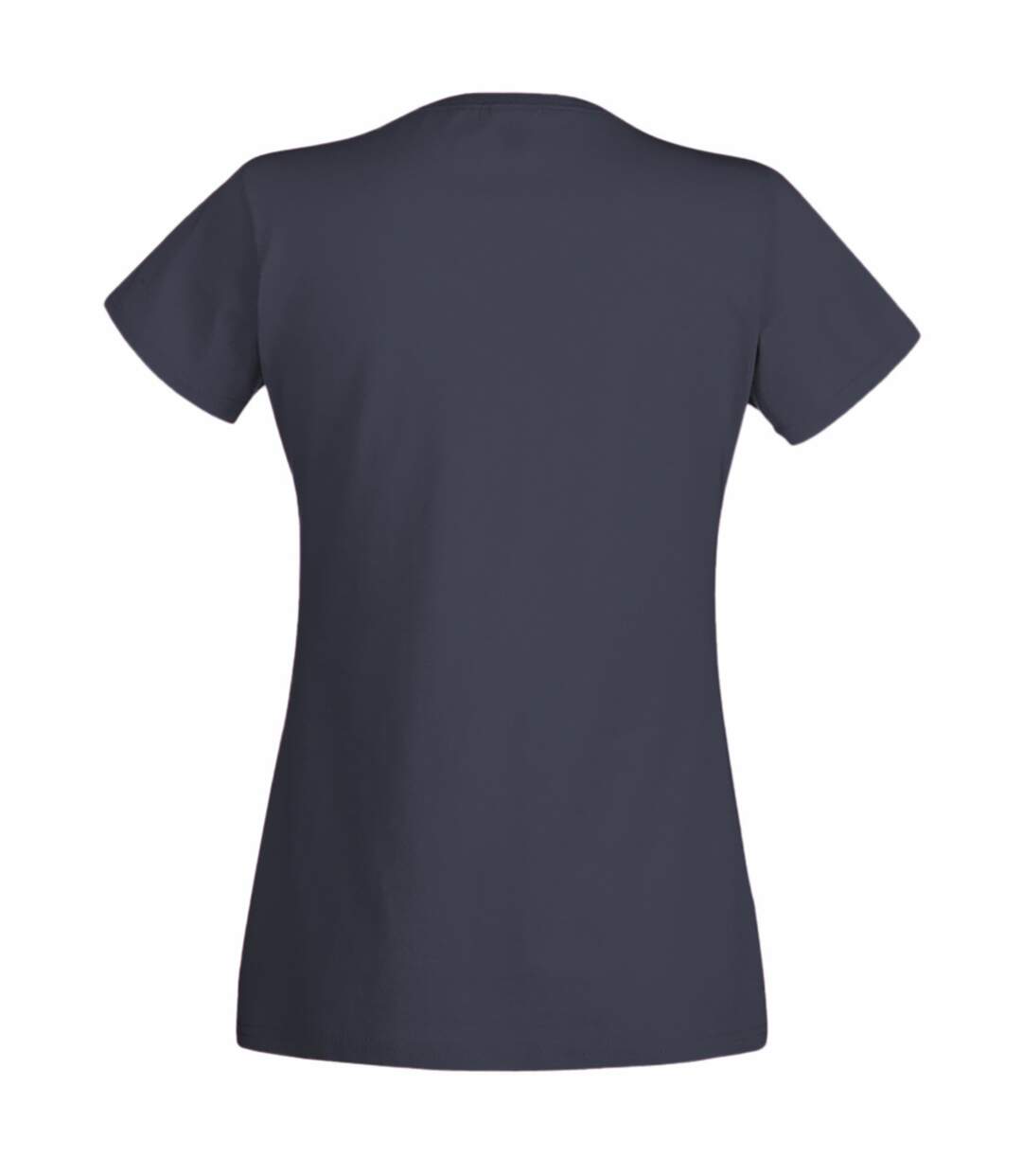 Womens/Ladies Value Fitted Short Sleeve Casual T-Shirt (Midnight Blue) - UTBC3901