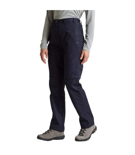 Womens/ladies expert kiwi convertible trousers dark navy Craghoppers