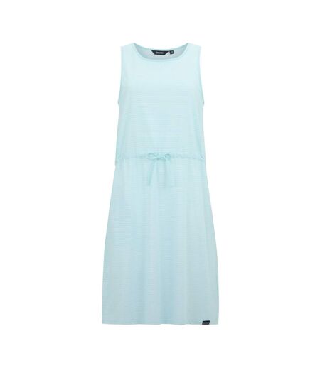 Robe Sans Manches À Taille Ajustable Motif/style À Rayures Amorie Femme Bleu Ciel Blanc À Rayures Regatta