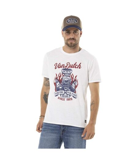 T-shirt homme regular en coton 170gr print devant Motor Vondutch