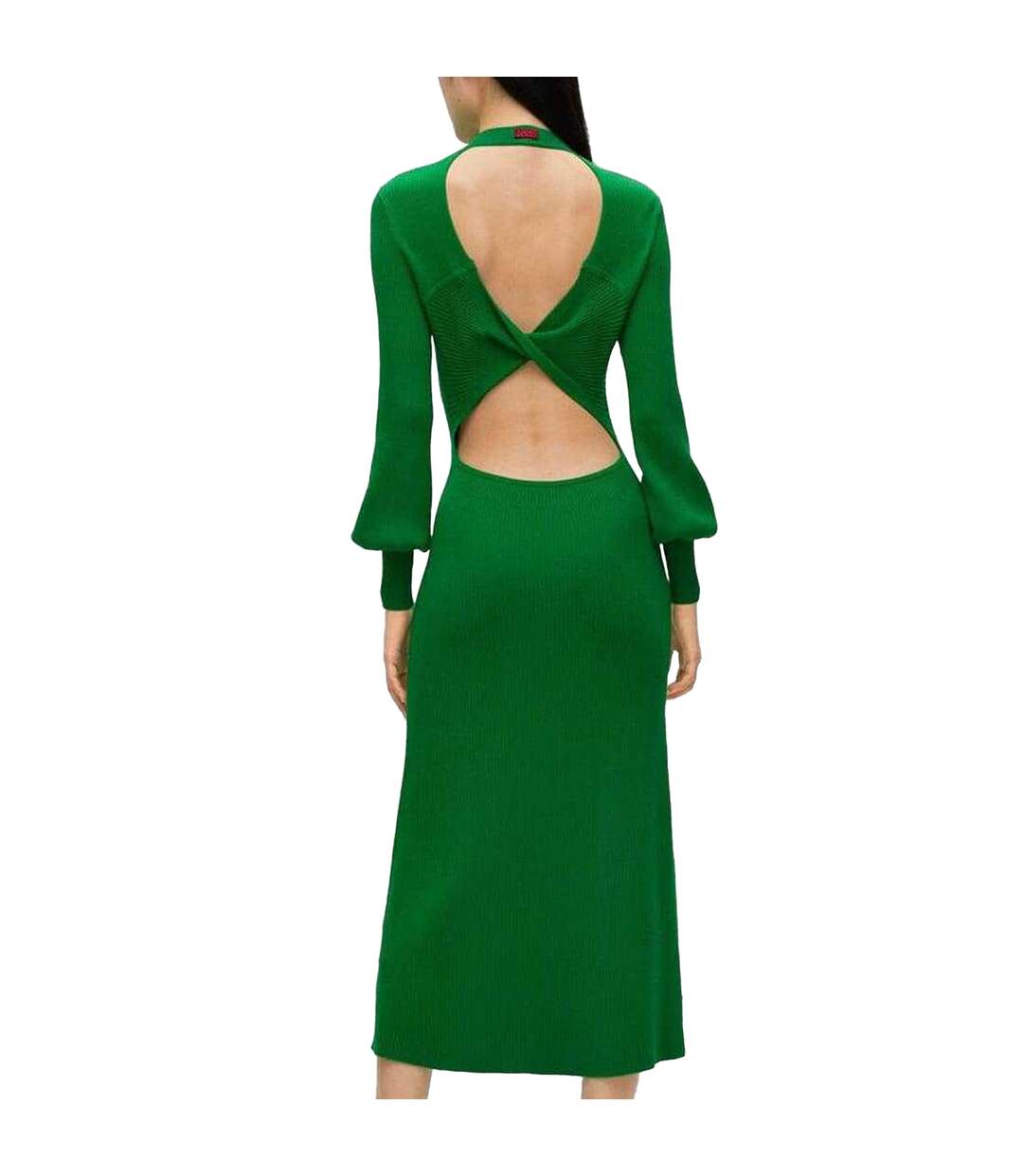 Womens/ladies Slopenny Dress Green Hugo-3