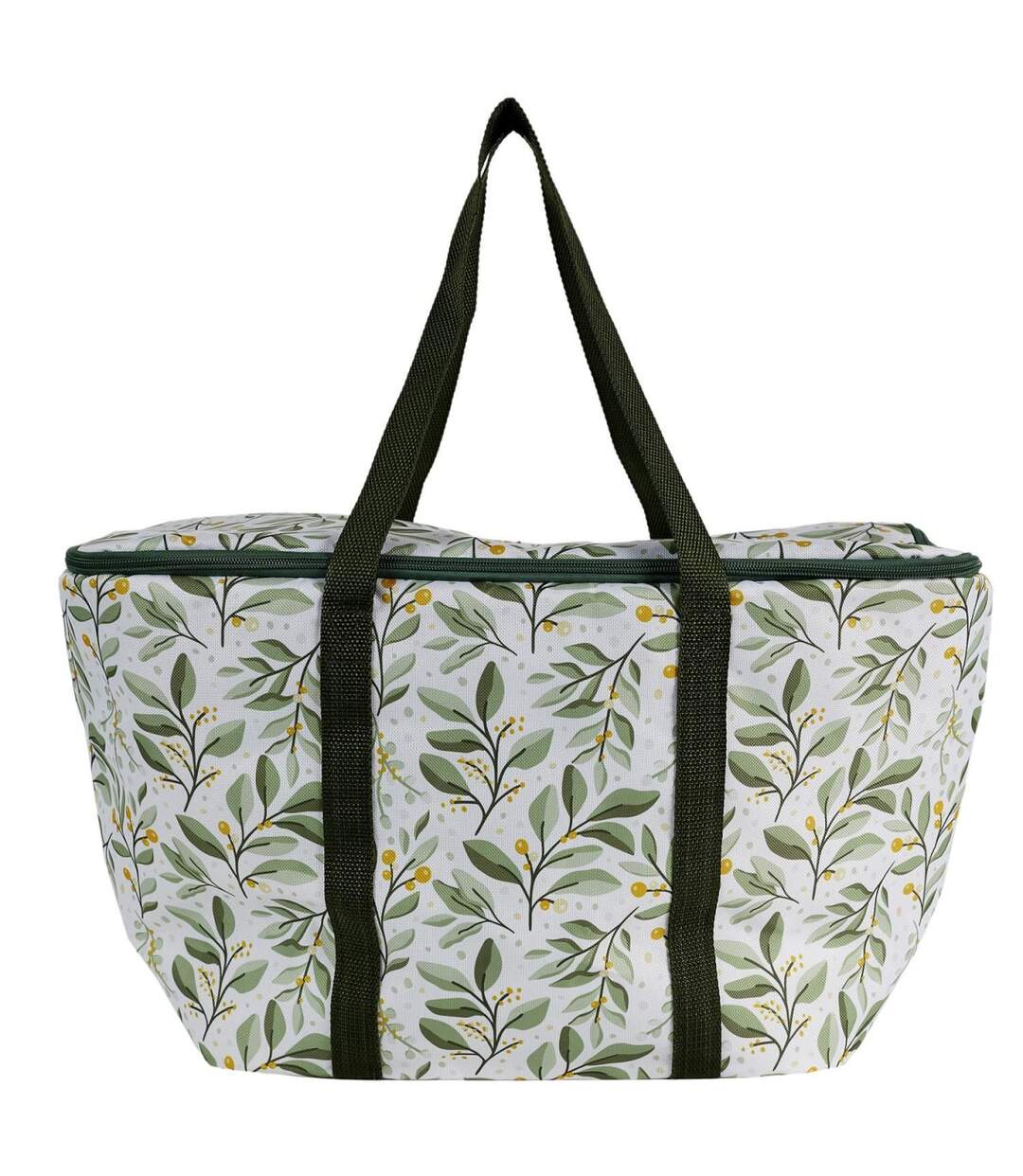 Panier Fraîcheur Pique-Nique 41L Blanc & Vert-2