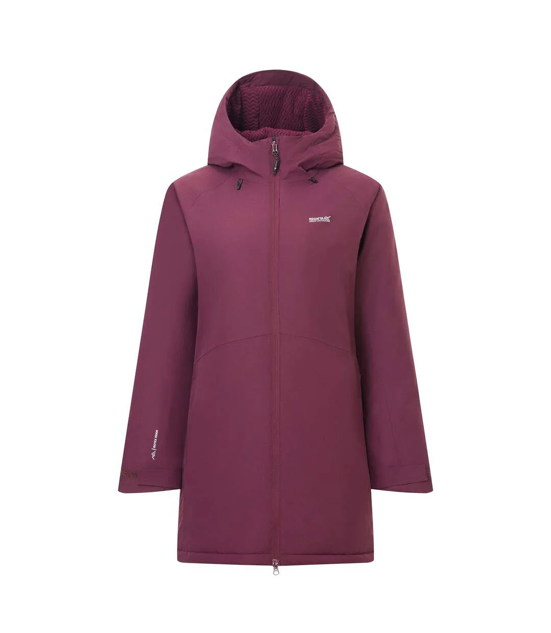 Veste Imperméable Et Isolante À Capuche Ajustable Mabrie Femme Pourpre Regatta-2