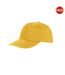 Lot de 2  casquettes houston adulte jaune Result-1