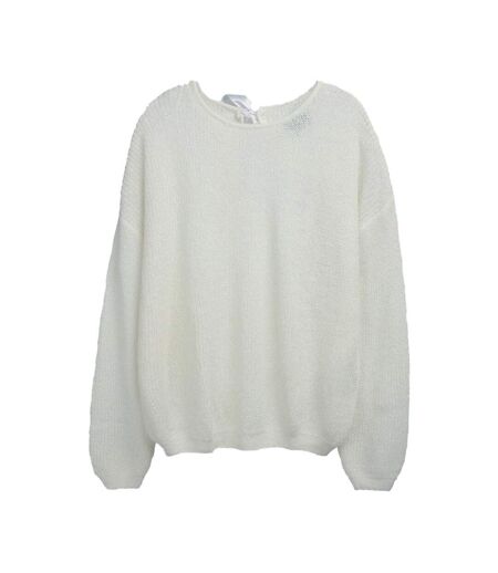 Pull blanc femme teddy smith mady - l