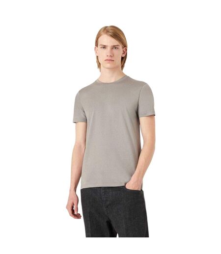 Mens Slim Short-sleeved T-shirt Grey Emporio Armani EA7