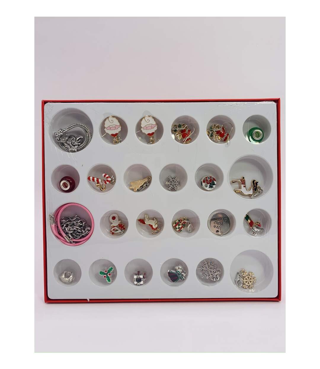 Calendrier de l'avent Charms, Perles, Bracelets et Collier et Boucles d'Oreilles, Cristal d'Autriche-3
