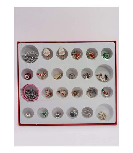 Calendrier de l'avent Charms, Perles, Bracelets et Collier et Boucles d'Oreilles, Cristal d'Autriche