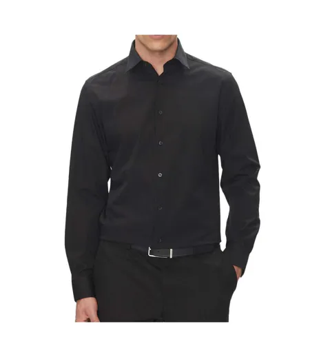 Chemise noire homme calvin klein jeans lv019eu001