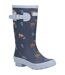 Bottes de pluie woodland enfant bleu marine Cotswold-1