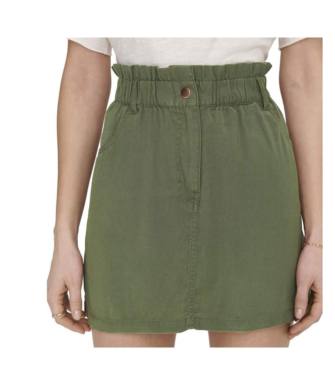Jupe kaki femme only lovas-1