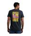 Mens shrimpsons back print t-shirt navy Weird Fish-3