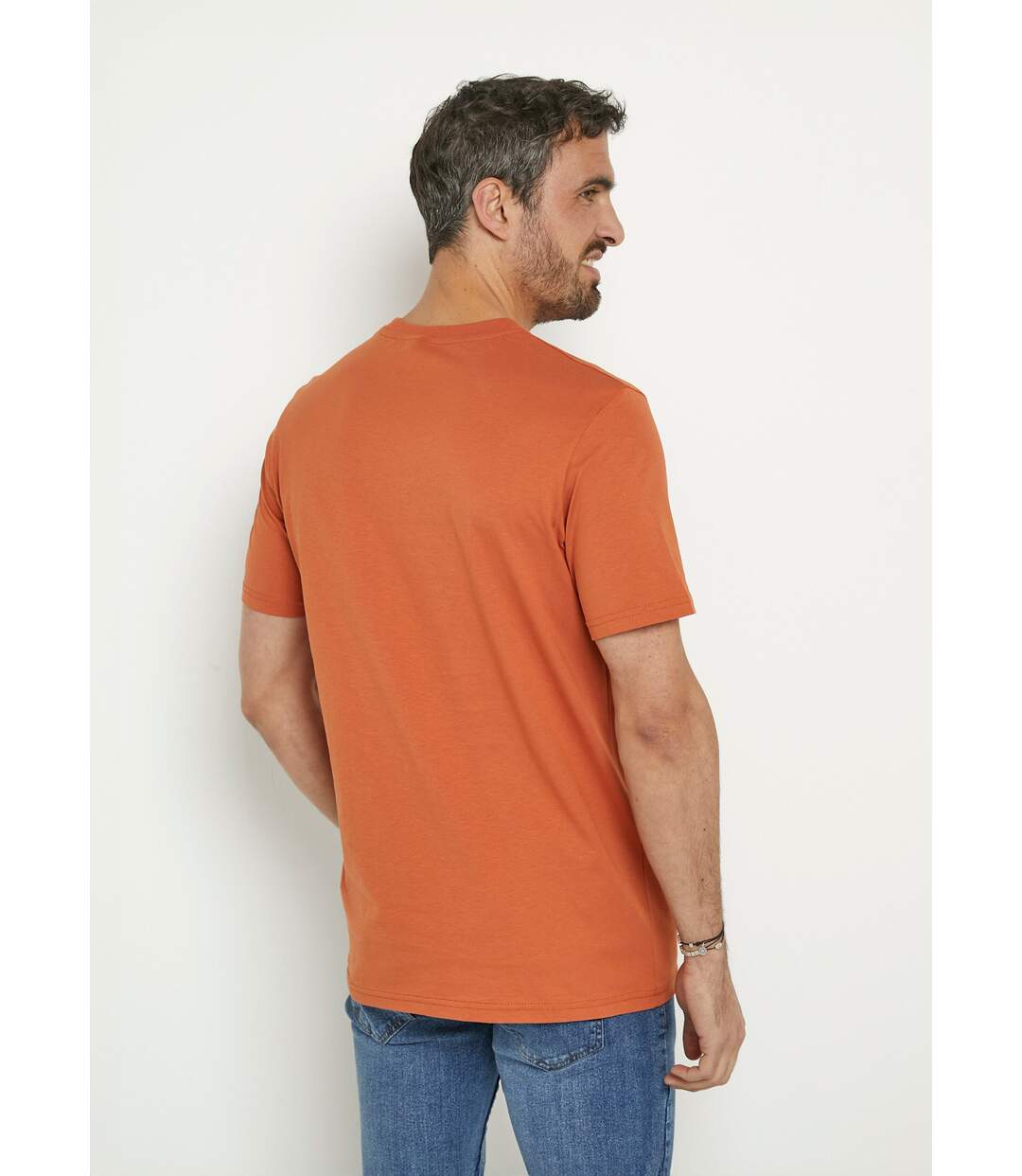 T-shirt coton manches courtes col rond-2