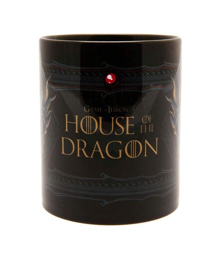 House Of The Dragon Ornate Mug (Black/Gold) (One Size) - UTTA9843