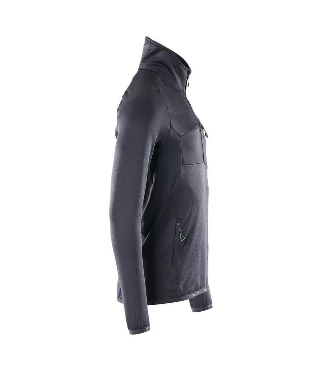 Mens Advanced Plain Half Zip Fleece Top Dark Navy Mascot-3