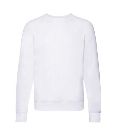 Sweat Manches Raglan Adulte Blanc Fruit Of The Loom