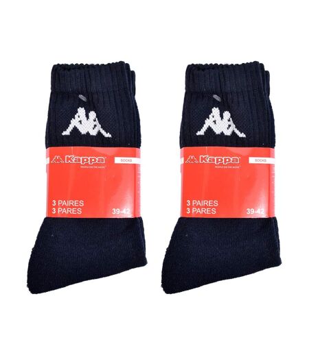 Chaussettes homme KAPPA Modèle Tennis -Assortiment modèles photos selon arrivages- - Pack de 6