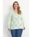 Pull maille moulinée ajourée-1