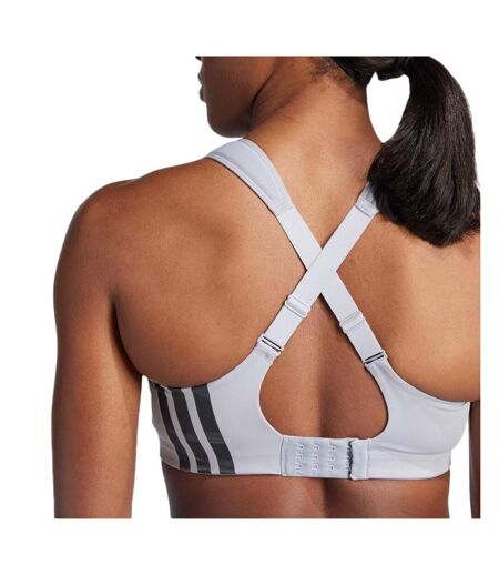Brassières pour entraînement gris/mauve femme adidas tlrdim