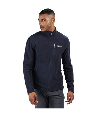 Regatta Mens Fellard Full Zip Fleece (Navy) - UTRG5041