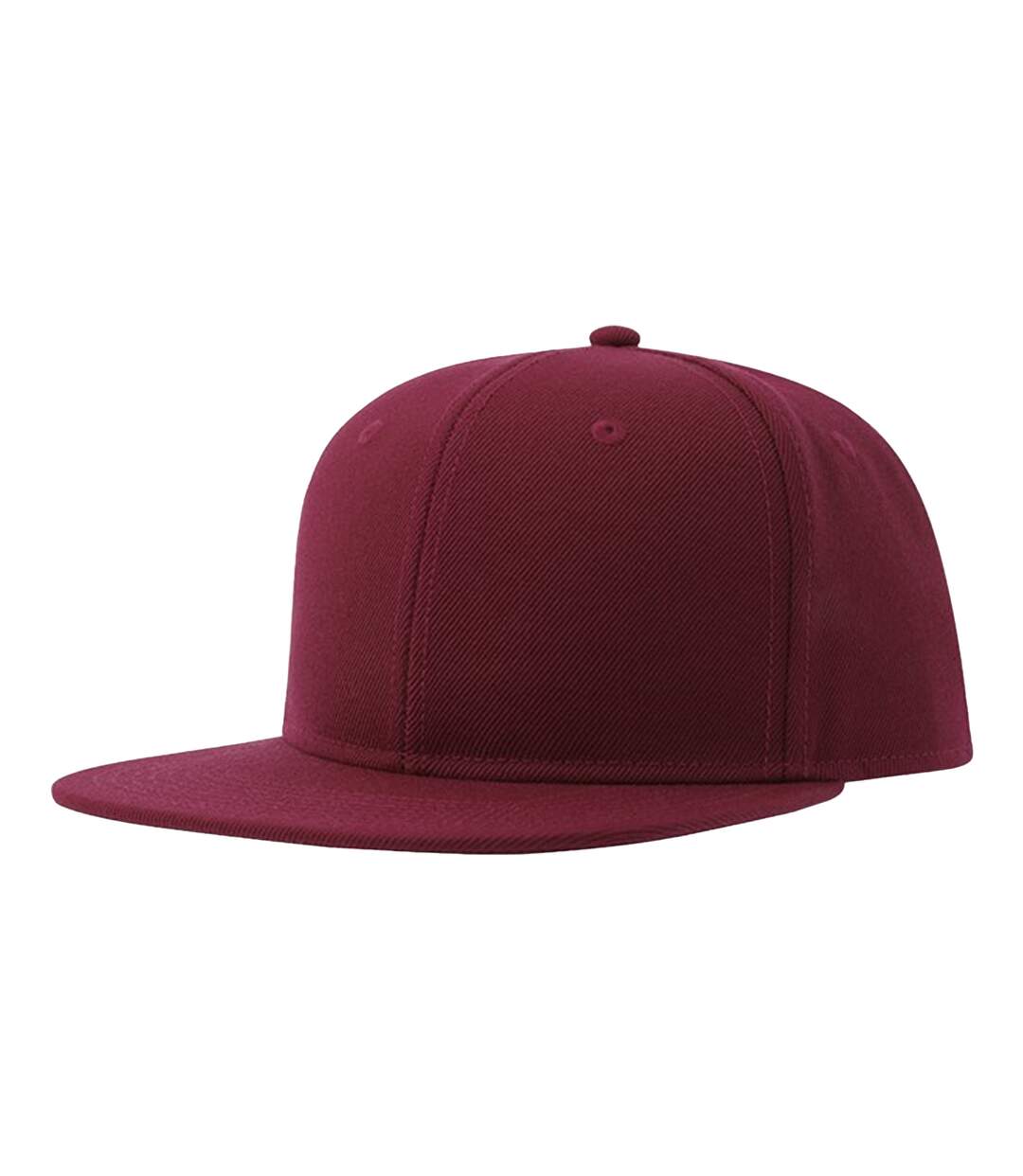 Unisex Adult 5 Panel Snapback Baseball Cap Cardinal Red Atlantis-1