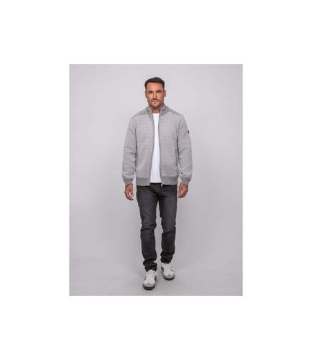 Gilet zippé motif chevrons LENIDICO
