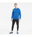 Mens Crew Neck Regular Sweatshirt Electric Blue Lemonade Puma-1