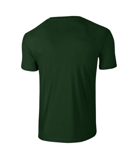 T-shirt Manches Courtes Homme Vert Foncé Gildan