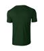 T-shirt Manches Courtes Homme Vert Foncé Gildan-2
