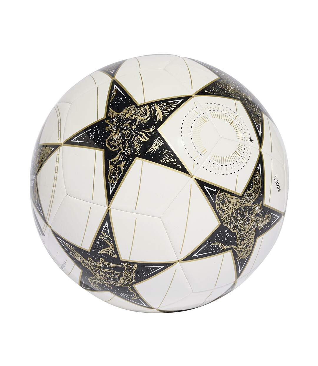 Ballon De Foot Motif/style Real Madrid Cf Uefa Champions League Taille 5 Blanc Adidas-2