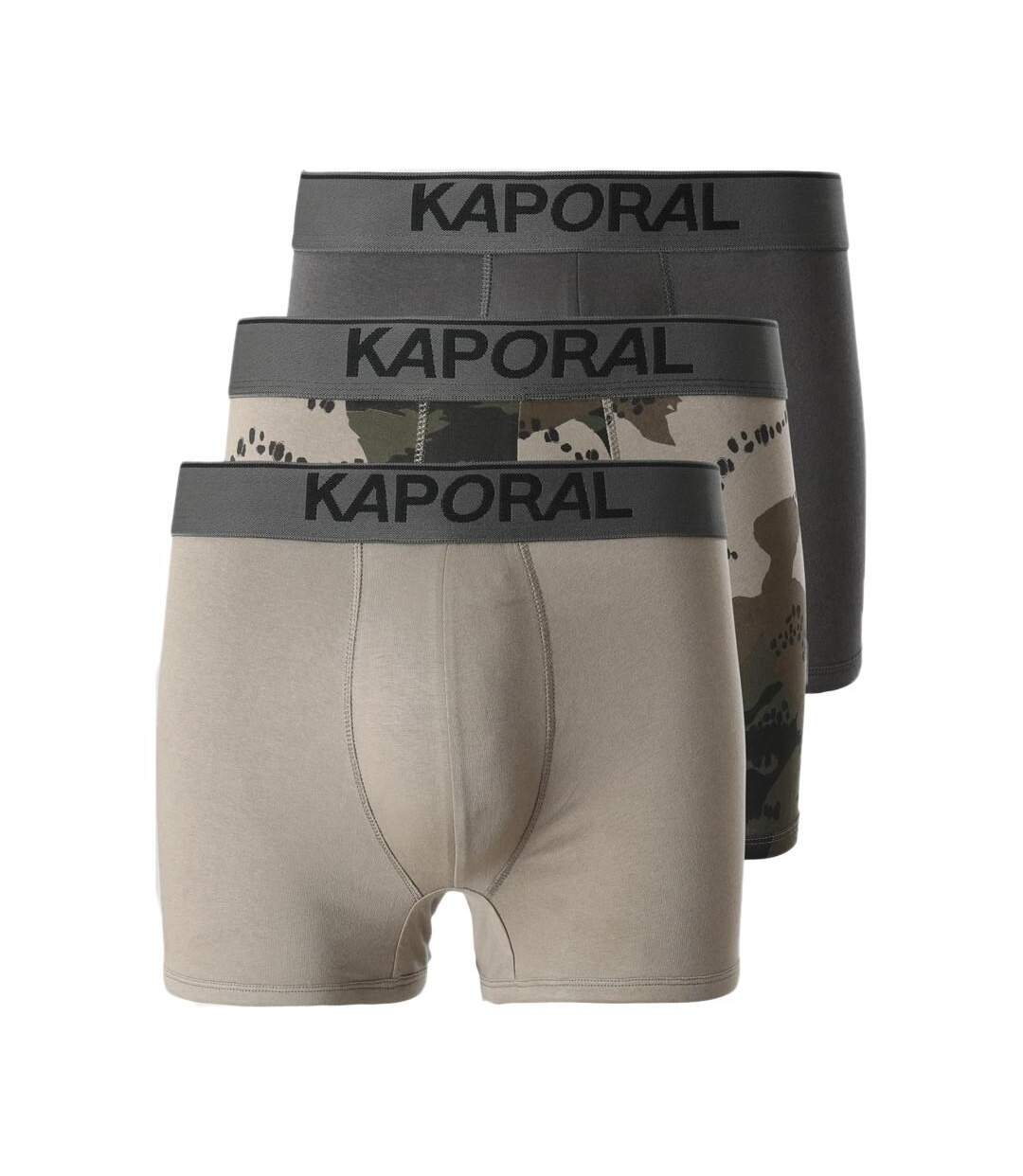 X3 Boxer Kaki/Gris Homme Kaporal Togoe - S-1