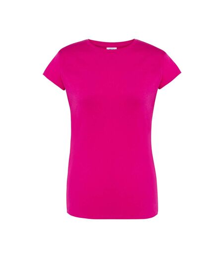 T-shirt Premium Femme Fuchsia JHK