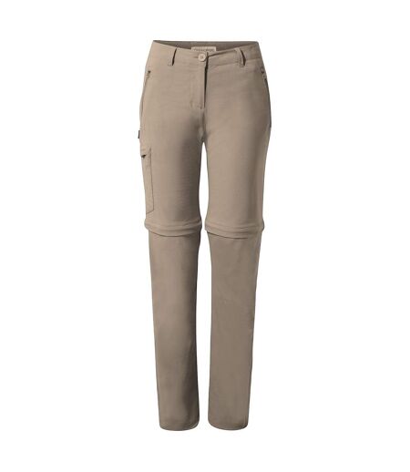 Pantalon convertible pro femme beige Craghoppers