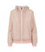 Veste windrunner femme rose clair / blanc Build Your Brand-1