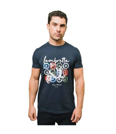 T-shirt Homme Bleu Marine Lambretta