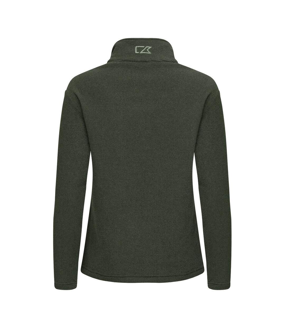 Womens/ladies Hunts Point Fleece Jacket Ivy Green Cutter & Buck-2
