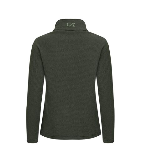 Womens/ladies Hunts Point Fleece Jacket Ivy Green Cutter & Buck