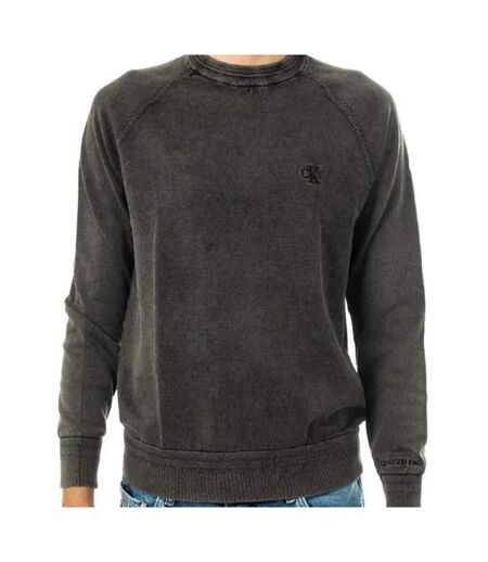 Sweat Manches Raglan Homme Gris Calvin Klein