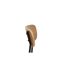 Lot de 4 Chaises effet bouclette Loki en contreplaqué et polyester - Beige et Blanc-3