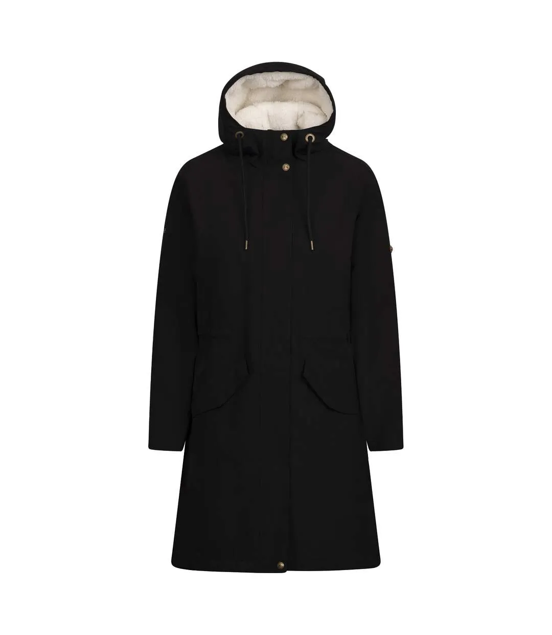 Womens/ladies Vailsom Waterproof Jacket Black Trespass-1